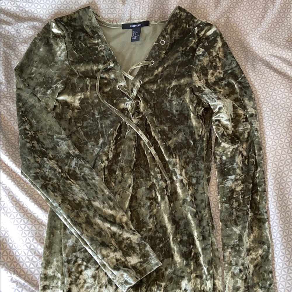 Forever 21 Velvet Bodycon Dress